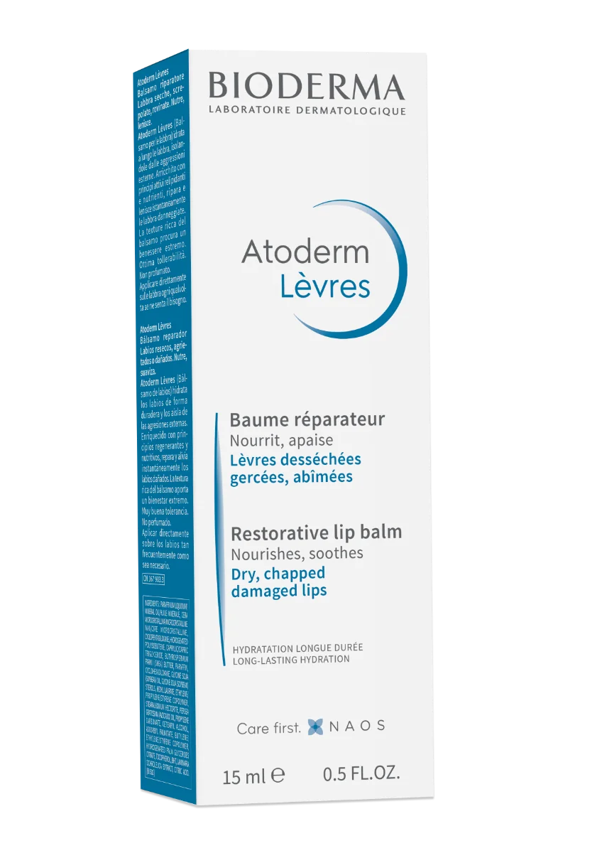 Bioderma Atoderm Lip balm balsam do ust, 15 ml
