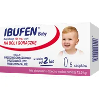Ibufen Baby, 125 mg, 5 czopków