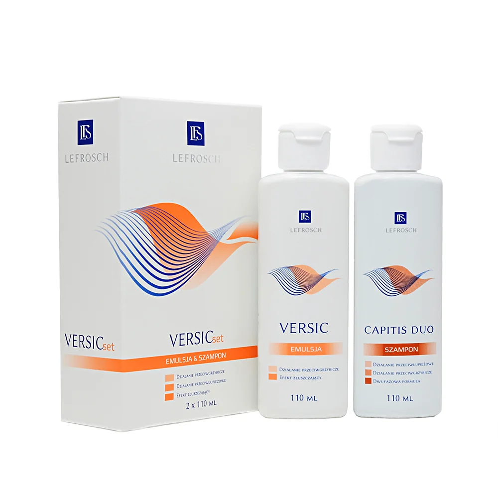 Versic Set emulsja, 110 ml + szampon, 110 ml