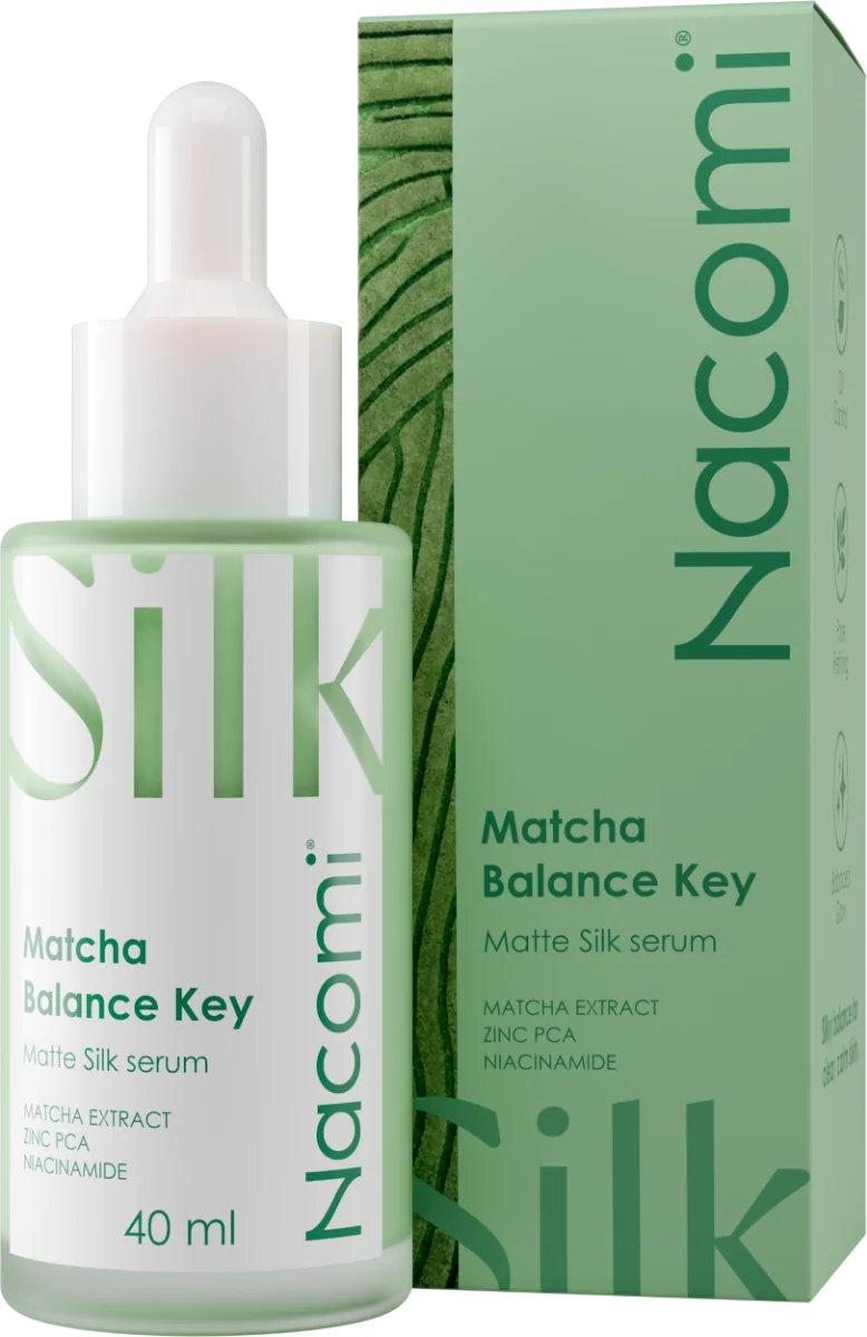Nacomi Silk Matcha Balance Key serum regulujące z matchą, 40 ml
