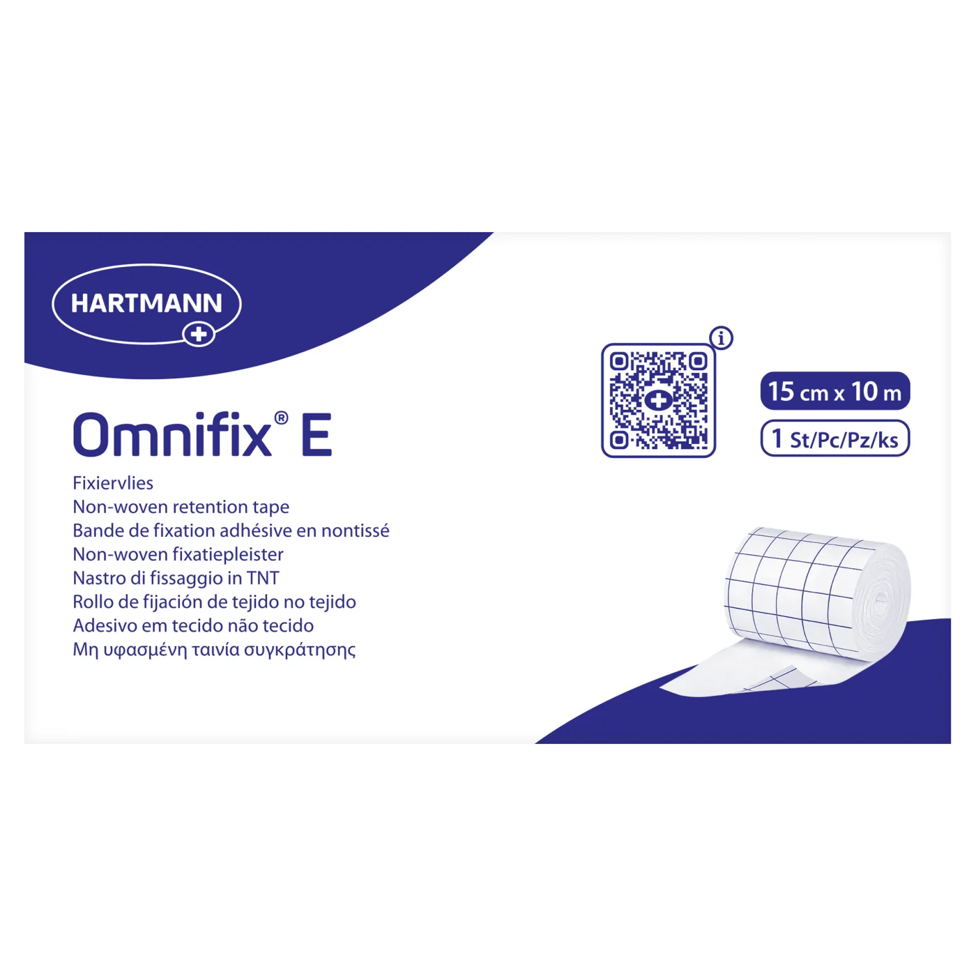 Omnifix E przylepiec chirurgiczny z włókniny, 15 cm x 10 m, 1 szt.