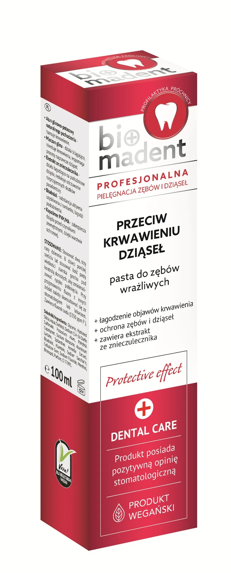 Bio Madent profesjonalna pasta do zębów PRZECIW KRWAWIENIU, 100 ml