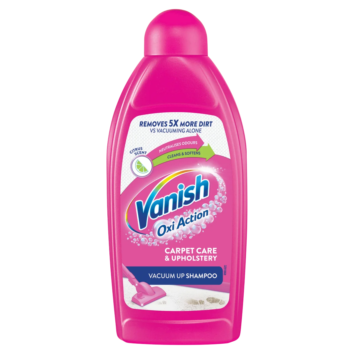Vanish Oxi Action Lemon szampon do ręcznego czyszczenia dywanów, 500 ml