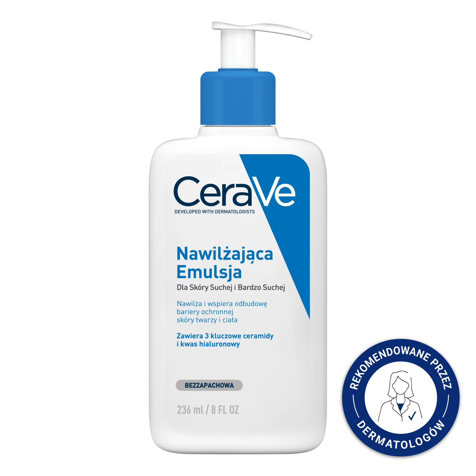 CeraVe emulsja nawilżająca do twarzy i ciała, 236 ml
