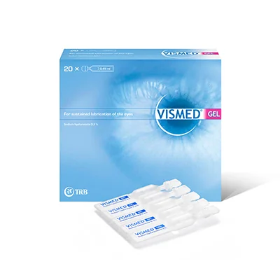 Vismed Lubricant Eye Drops Gel krople do oczu, 20 minimsów po 45 ml
