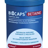 ForMeds Bicaps Betaine, suplement diety, 60 kapsułek
