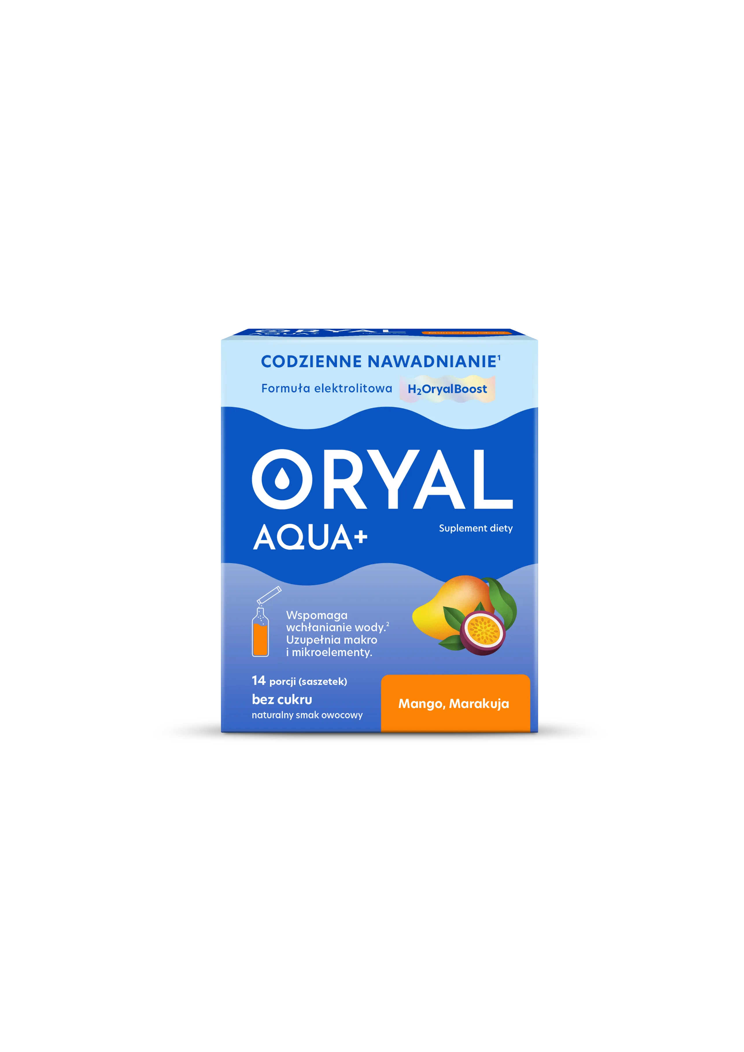 Oryal Aqua+ Mango Marakuja 14 saszetek
