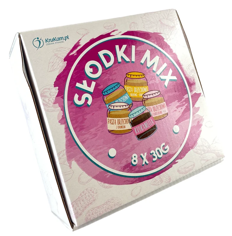 KruKam zestaw past Słodki Mix, 8 x 30 g