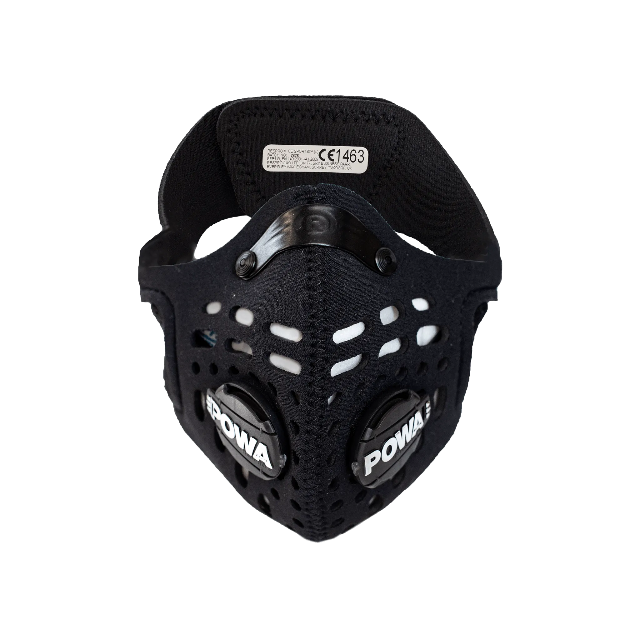 Respro CE Sportsta Black, maska antysmogowa, rozmiar M, 1 sztuka