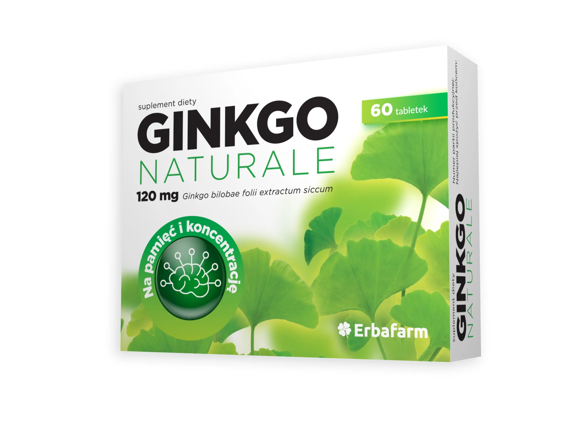 Erbafarm Ginkgo Naturale 60 tabletek