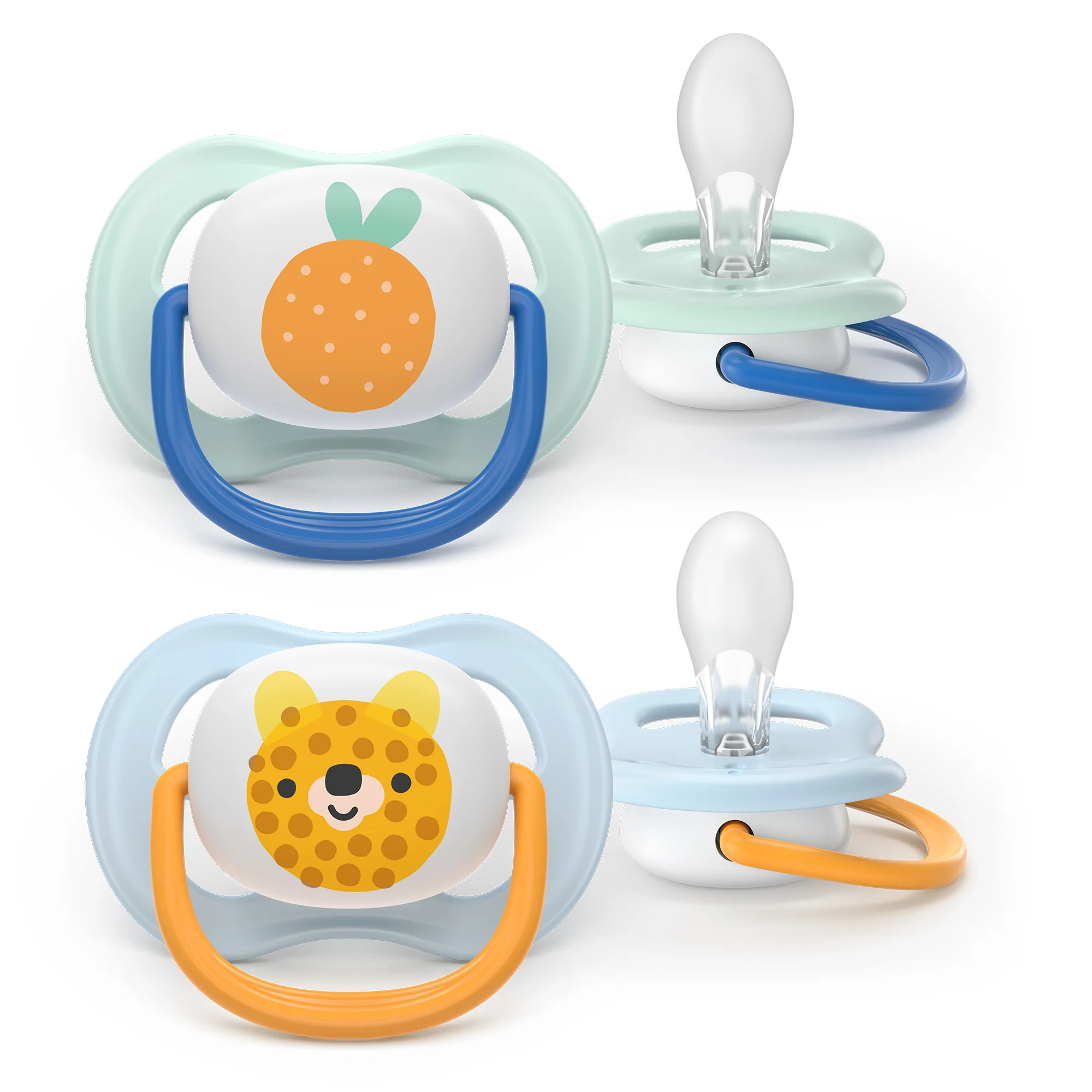 Philips Avent Ultra Air Happy ortodontyczny smoczek uspokajający 0-6 m, 2 sztuki