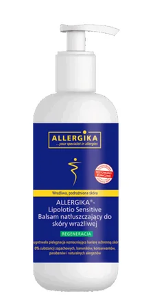 ALLERGIKA® Lipolotio Sensitive balsam natłuszczający do skóry wrażliwej, 500 ml