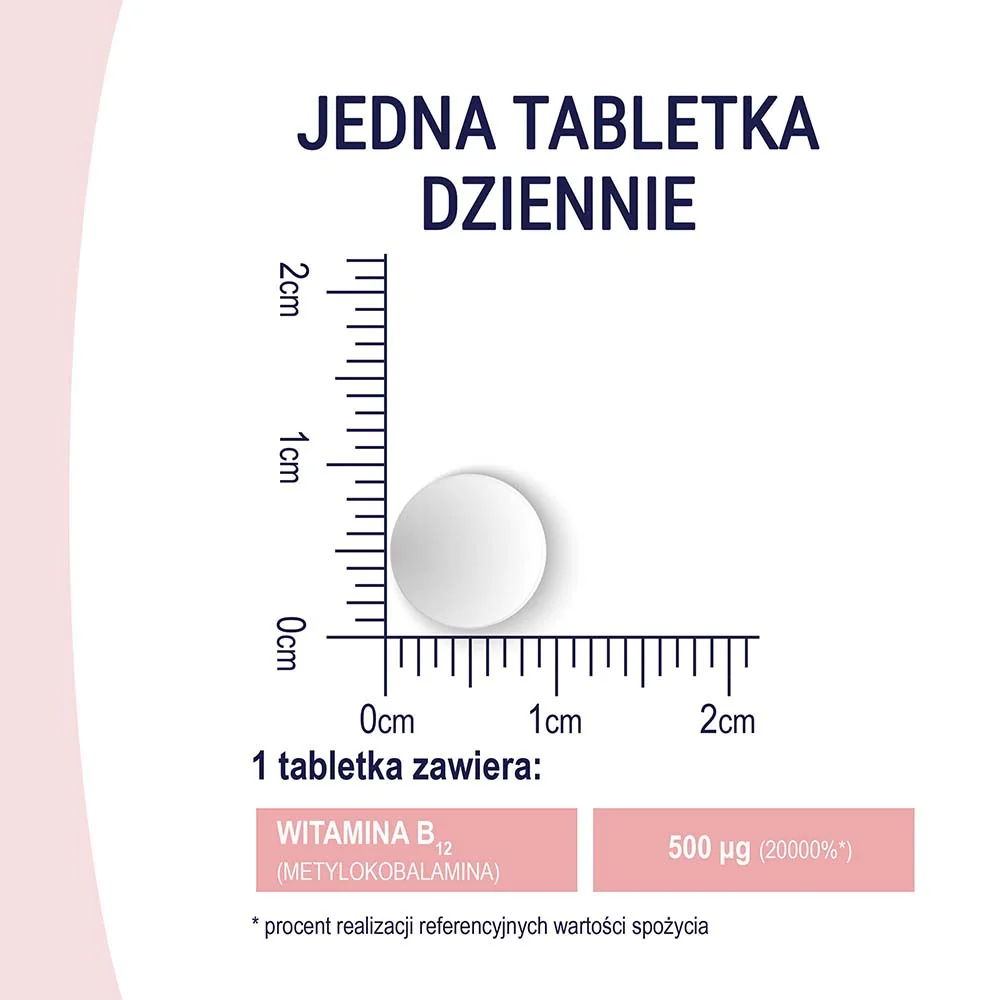 Naturell Metylo B-12 500 suplement diety, 60 tabletek