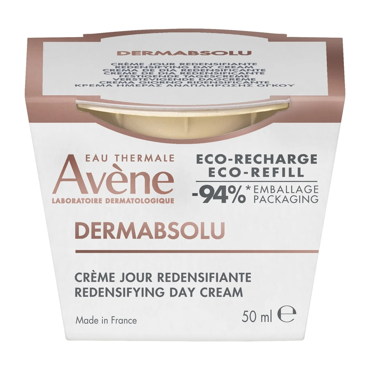Avène Dermabsolu krem na dzień modelujący owal twarzy REFILL, 50 ml