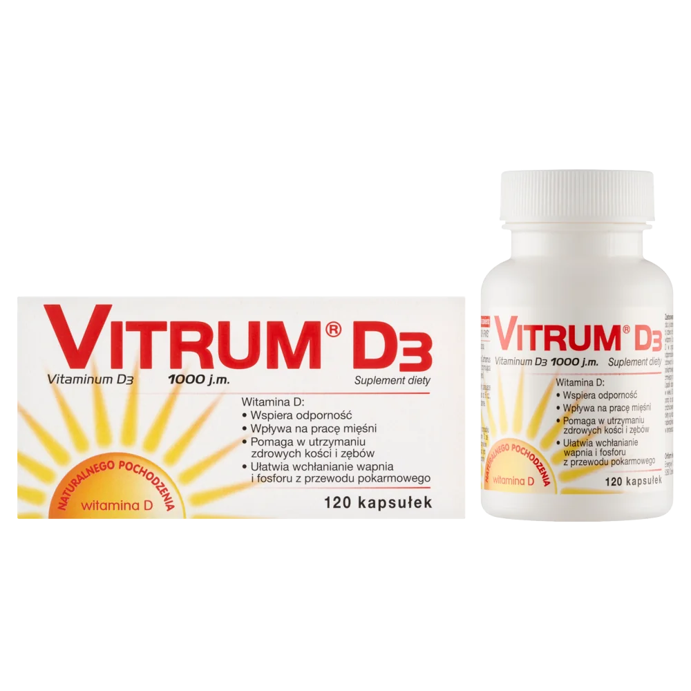 Vitrum D3 120 kapsułek