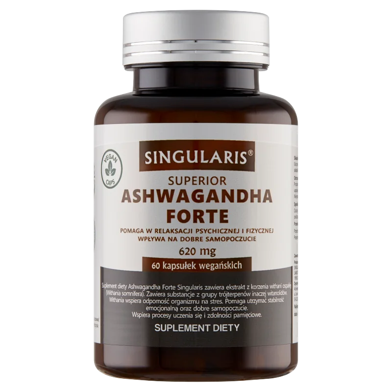 Singularis Superior Ashwagandha Forte 620 mg 60 kapsułek