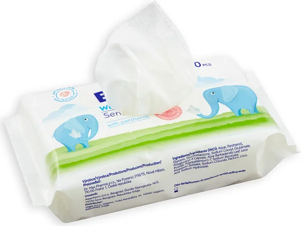Bebelo Care Dr. Max Wet Wipes Sensitive chusteczki nawilżane, 80 sztuk