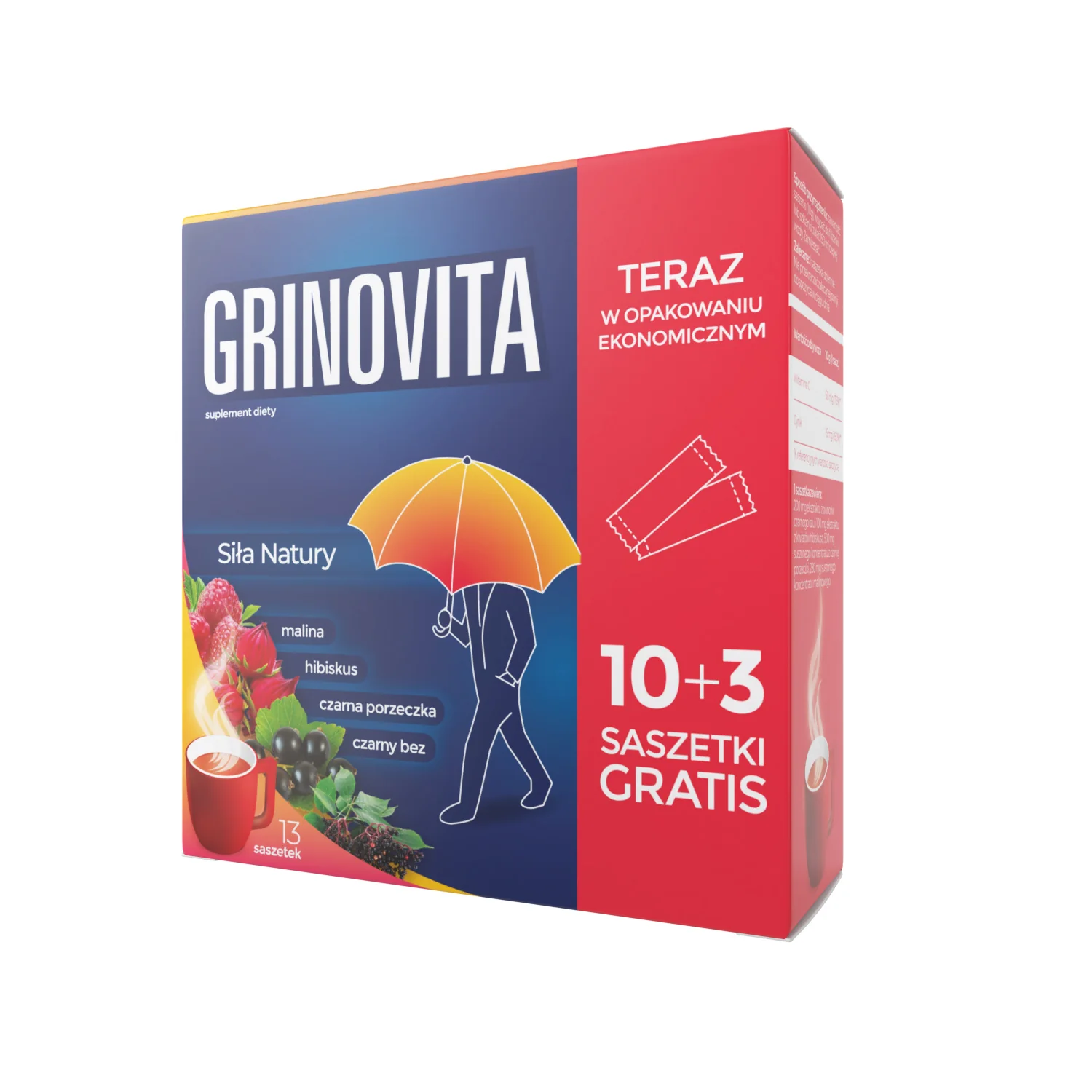 Grinovita 10+3 saszetki gratis