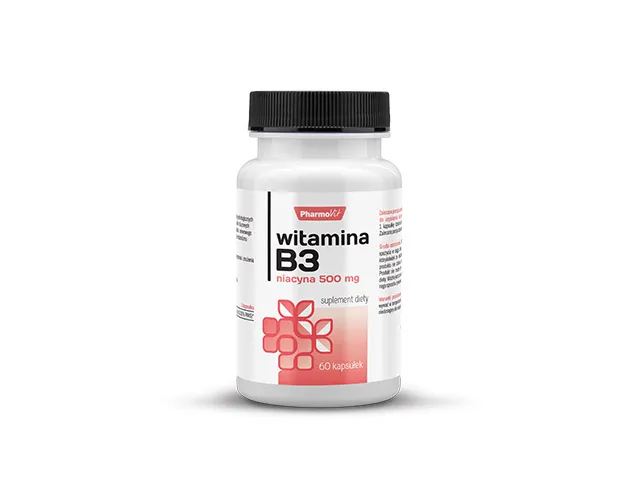 Witamina B3 Pharmovit, suplement diety, 60 kapsułek