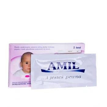 AMIL test ciążowy płytkowy, 1 szt. 