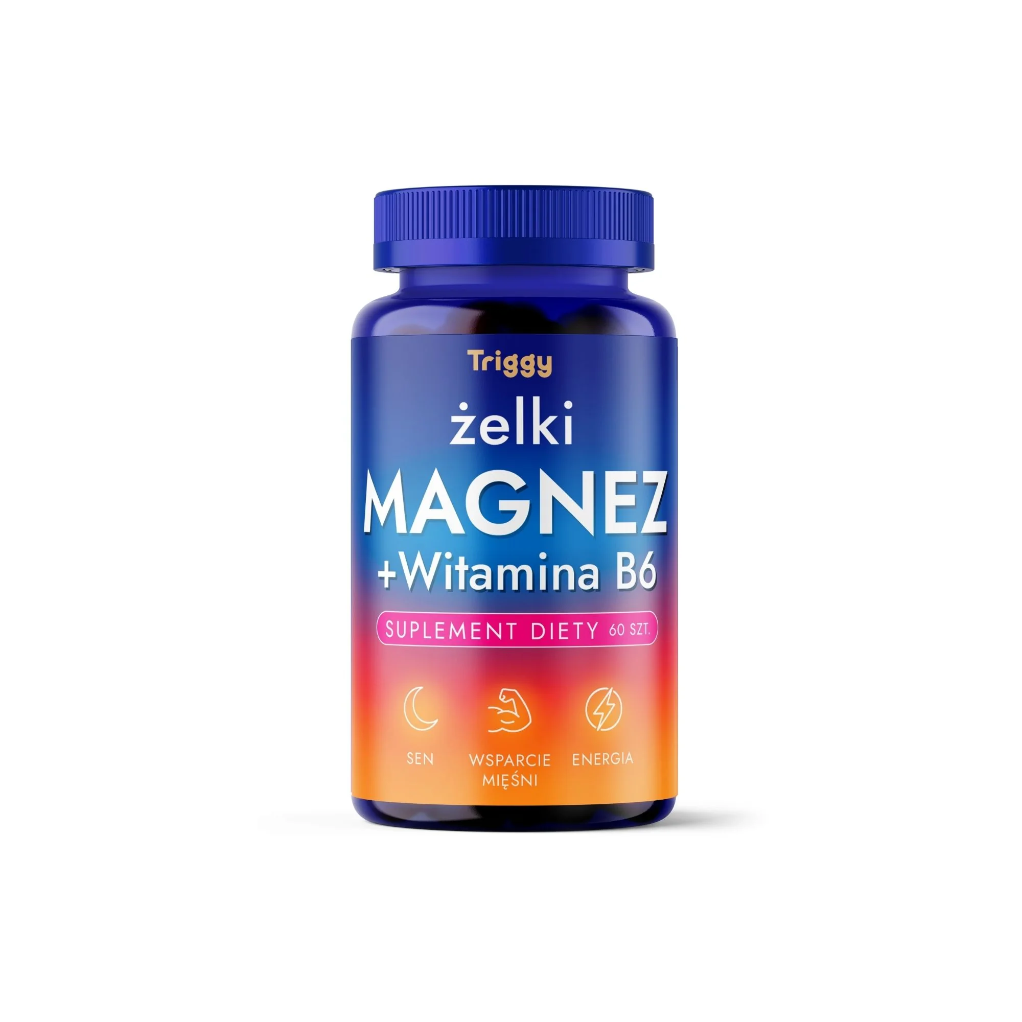 Triggy Żelki Magnez + Witamina B6 60 sztuk