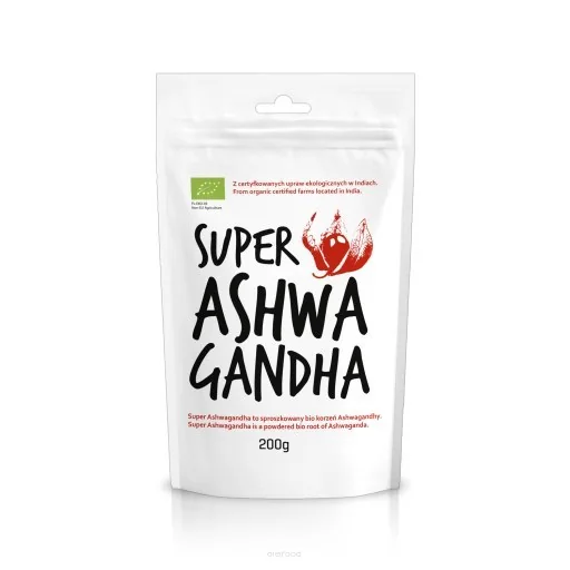DIET-FOOD Ashwagandha BIO proszek, 200 g