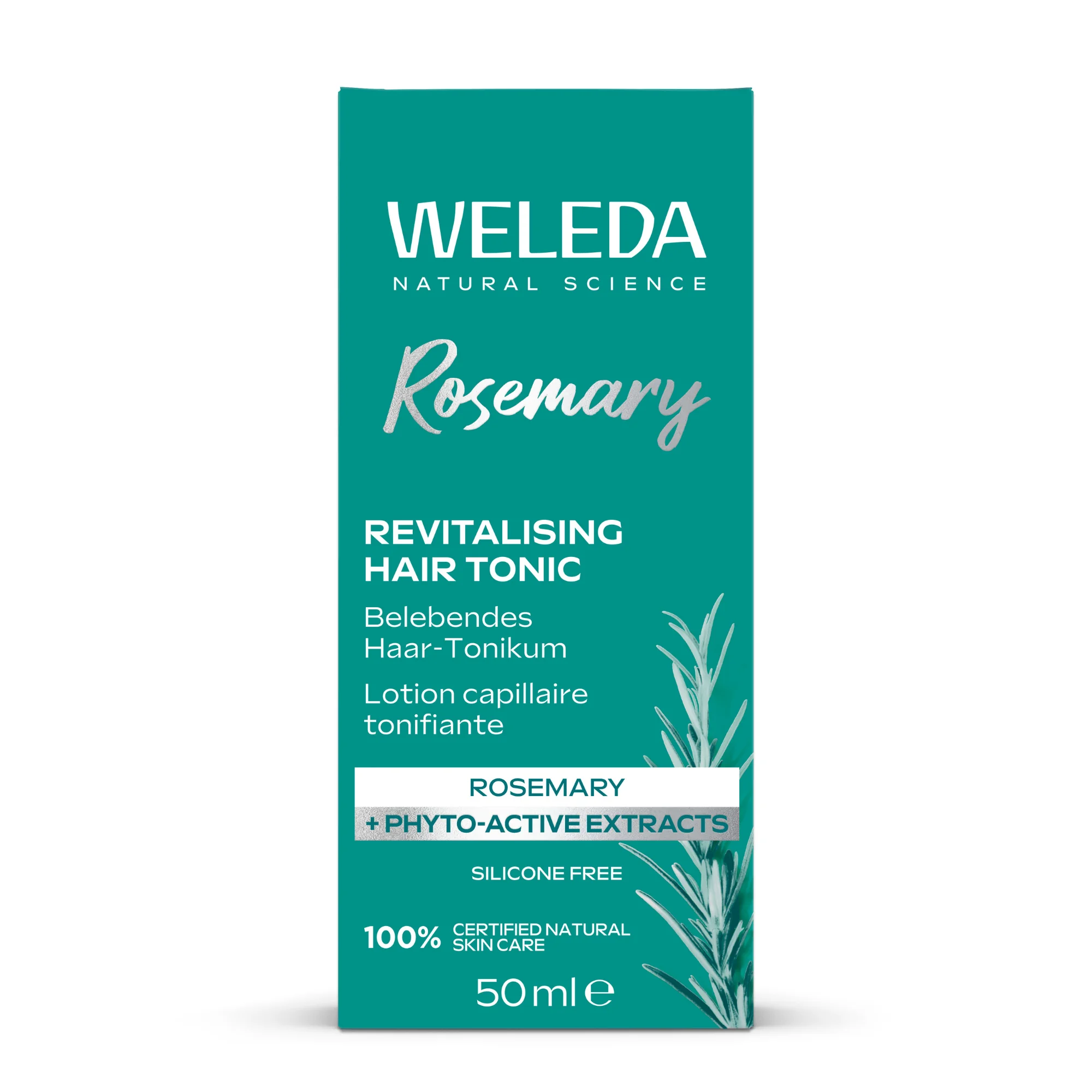 Weleda rozmarynowy tonik do włosów, 50 ml