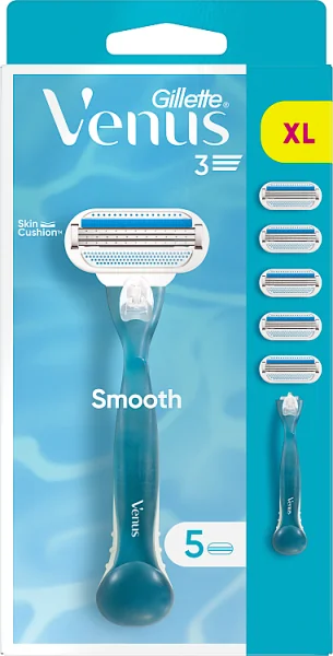 Gillette Venus Smooth maszynka +5 ostrzy