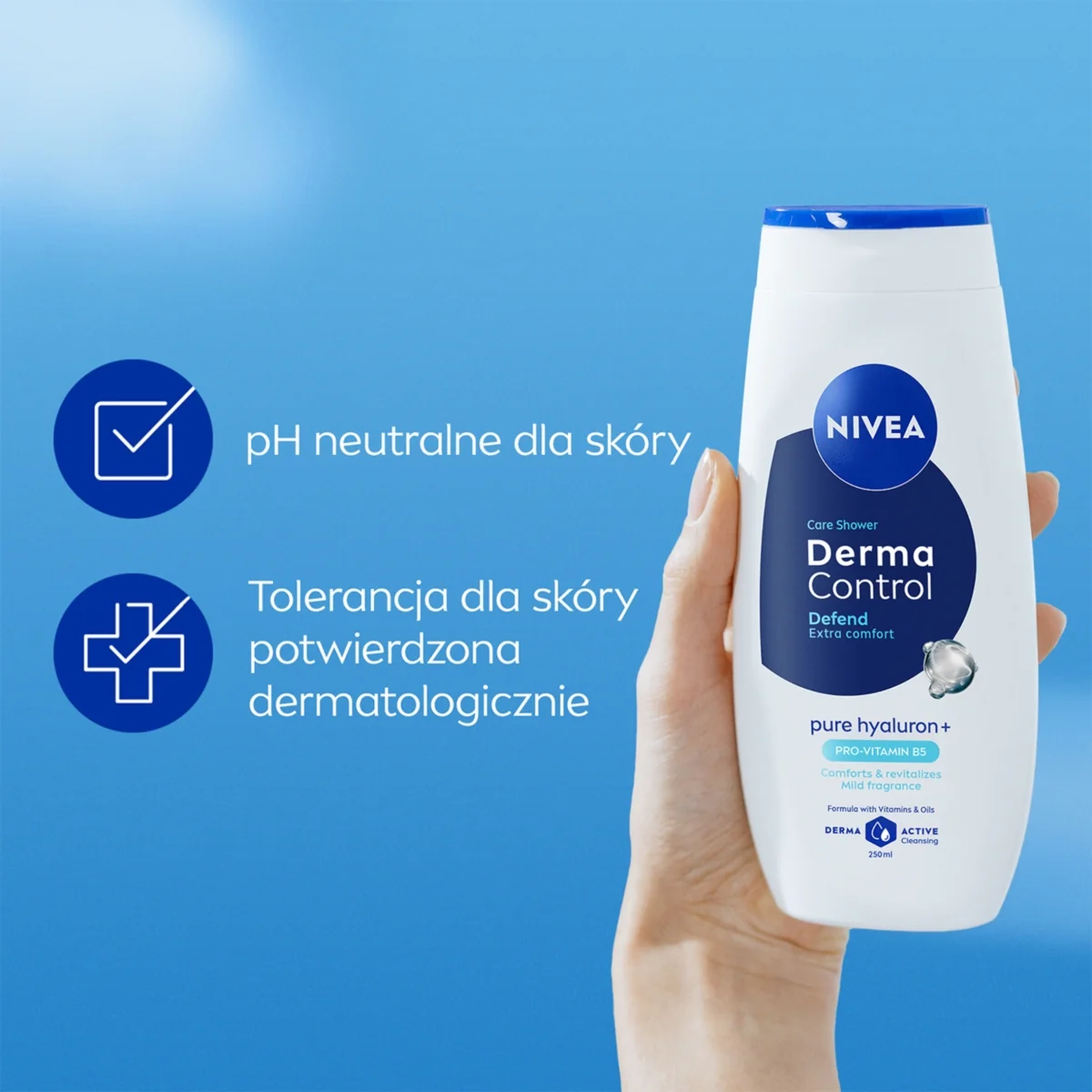 Nivea Derma Control Defend żel pod prysznic, 250 ml