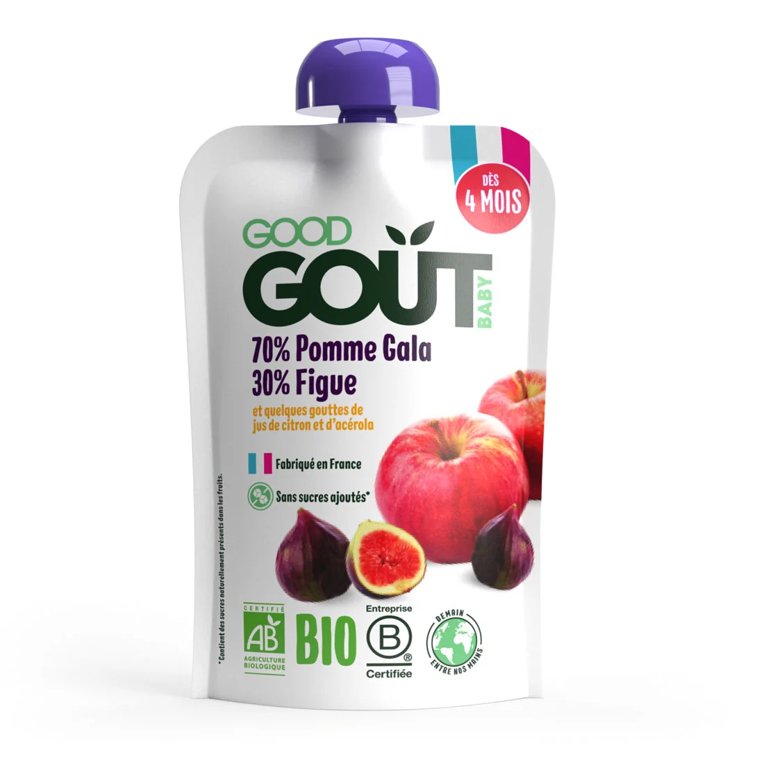 Good Gout BIO jabłko i figi, 120 g