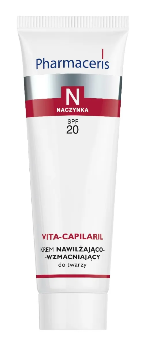 Pharmaceris N Vita-Capilaril, SPF 20, krem nawilżająco-wzmacniający do twarzy SPF20, 50 ml 