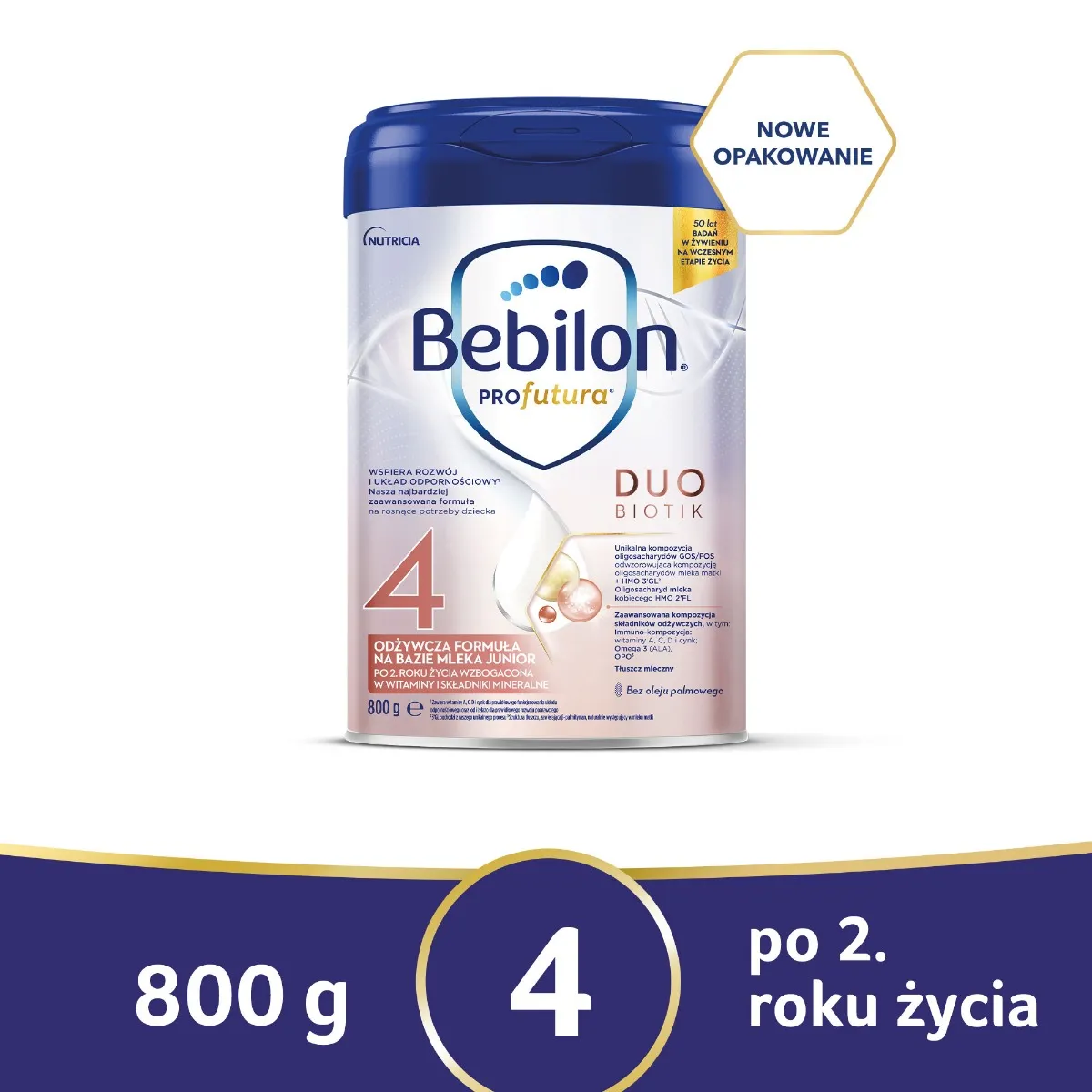 Bebilon Profutura Duo Biotik 4, mleko modyfikowane po 2. roku życia, 800 g