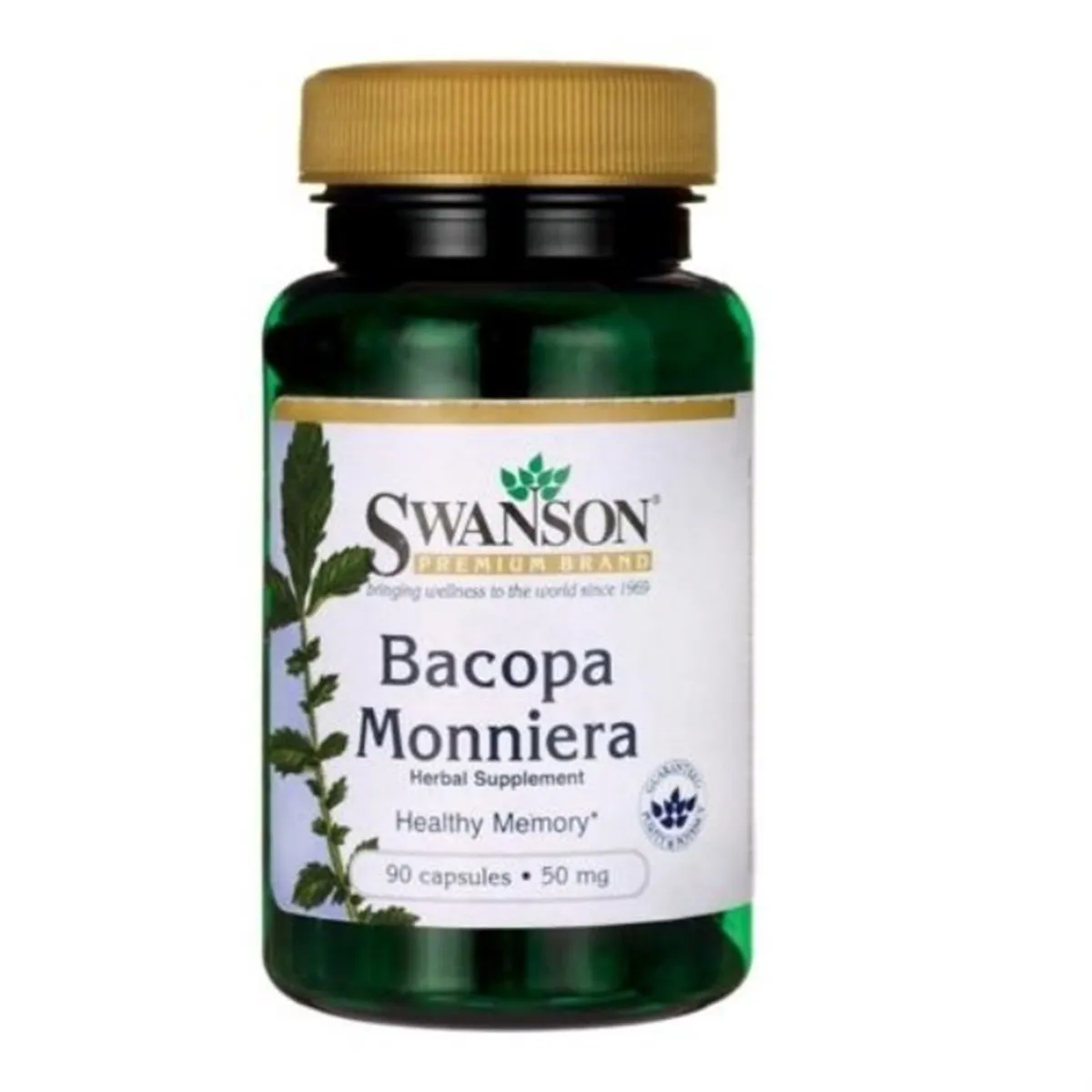 Swanson Bacopa Monniera, suplement diety, 90 kapsułek