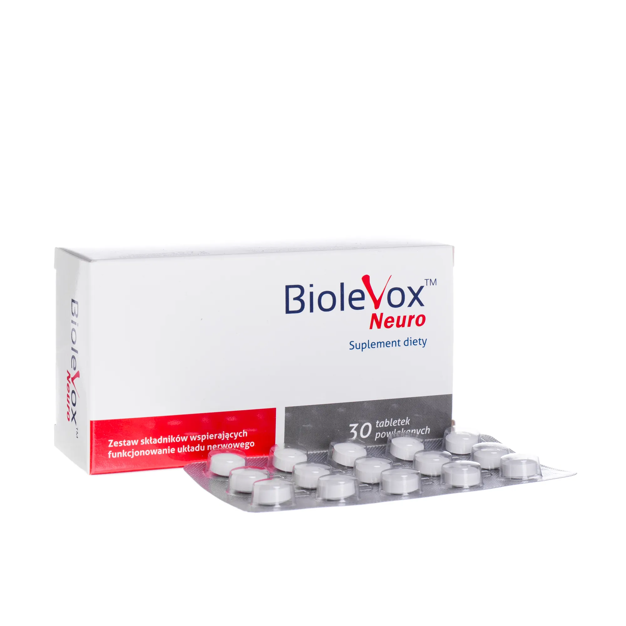 BioleVox Neuro, suplement diety, 30 tabletek 