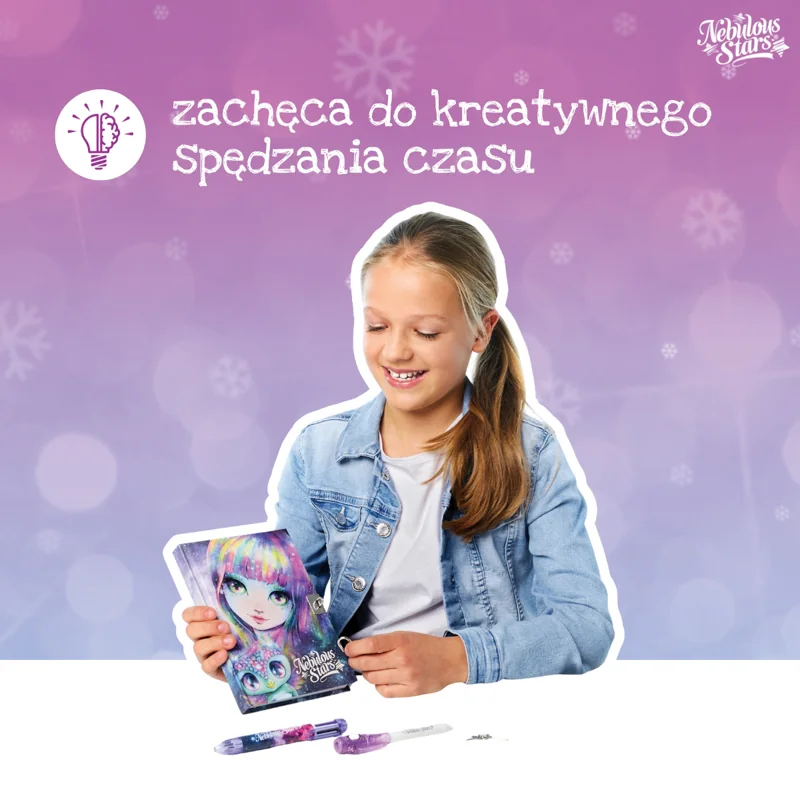 Nebulous Stars Pamiętnik na kłódkę z niewidzialnym pisakiem, Isadora
