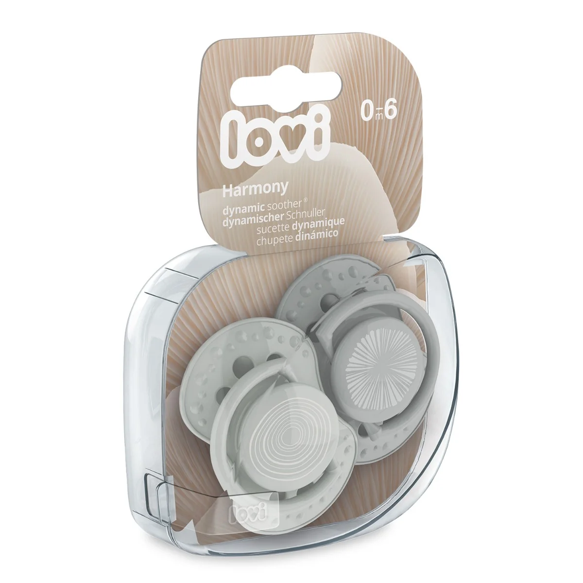 Lovi smoczek silikonowy uspokajający Harmony Boy 0-6 m, 2 sztuki