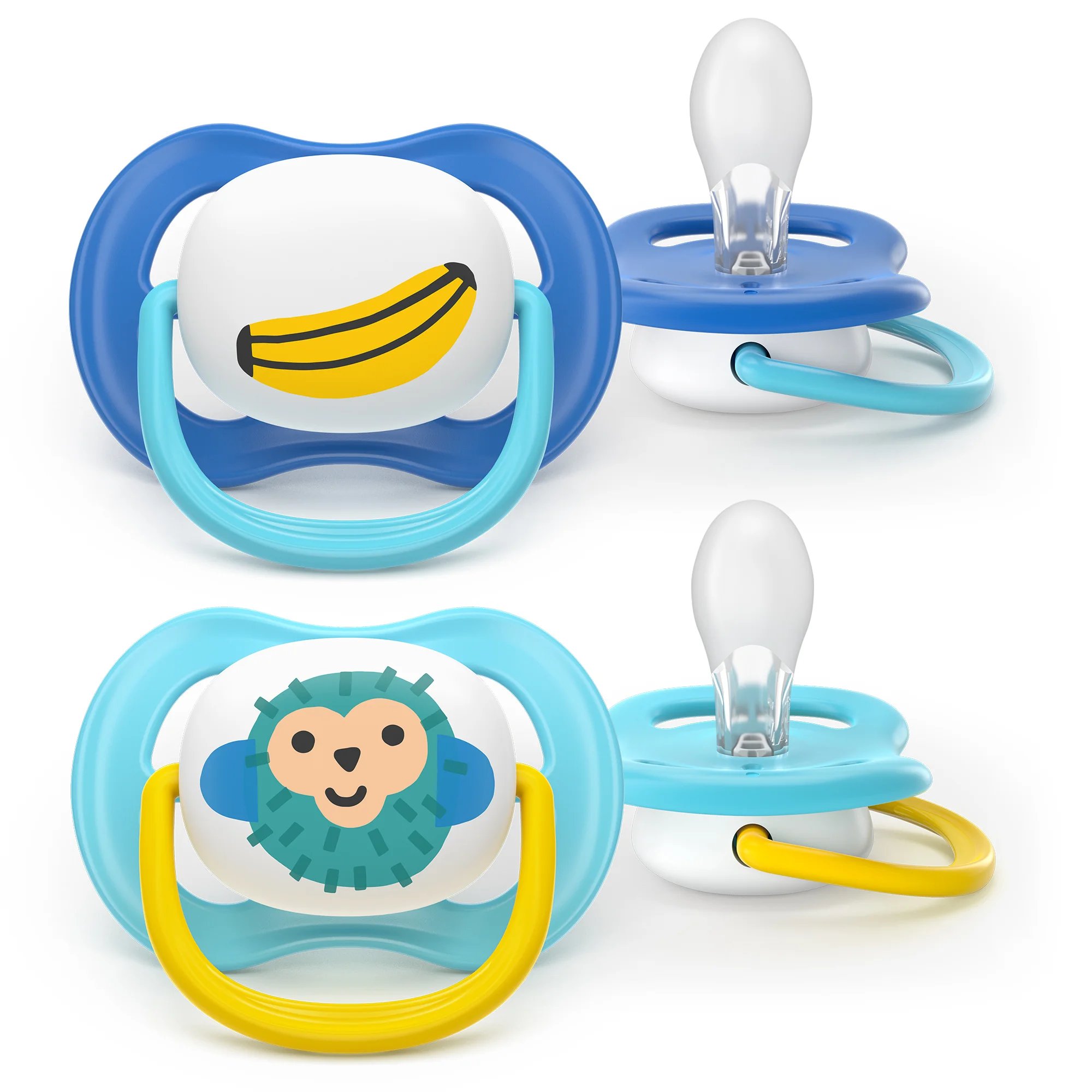 Philips Avent Ultra Air Happy ortodontyczny smoczek uspokajający 6-18 m, 2 sztuki
