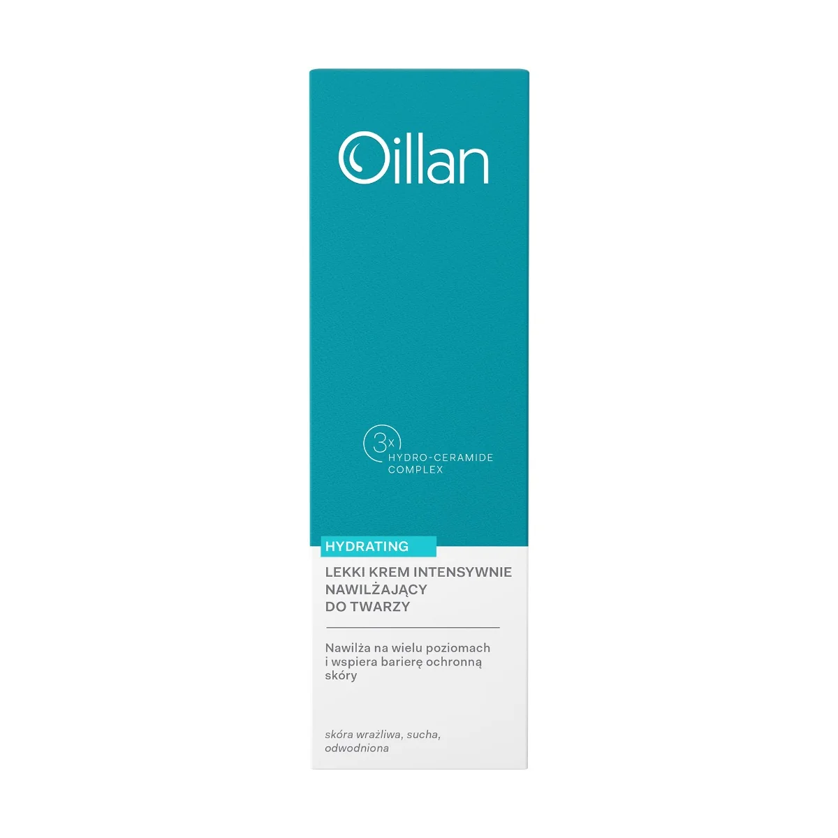 Oillan Hydrating lekki krem intensywanie nawilżający do twarzy, 50 ml
