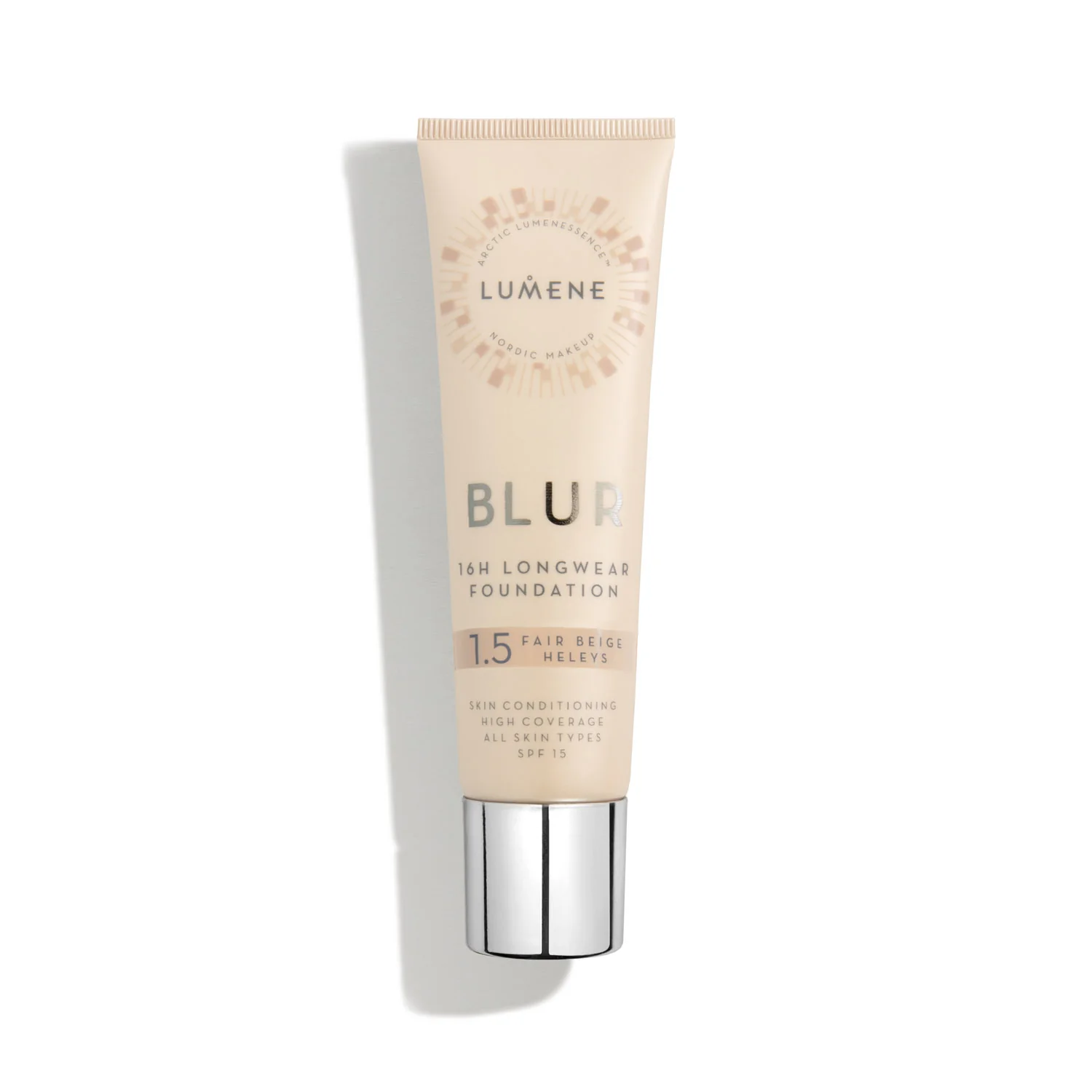 Lumene Blur długotrwały 16H podkład 1.5 Fair Beige SPF 15, 30 ml