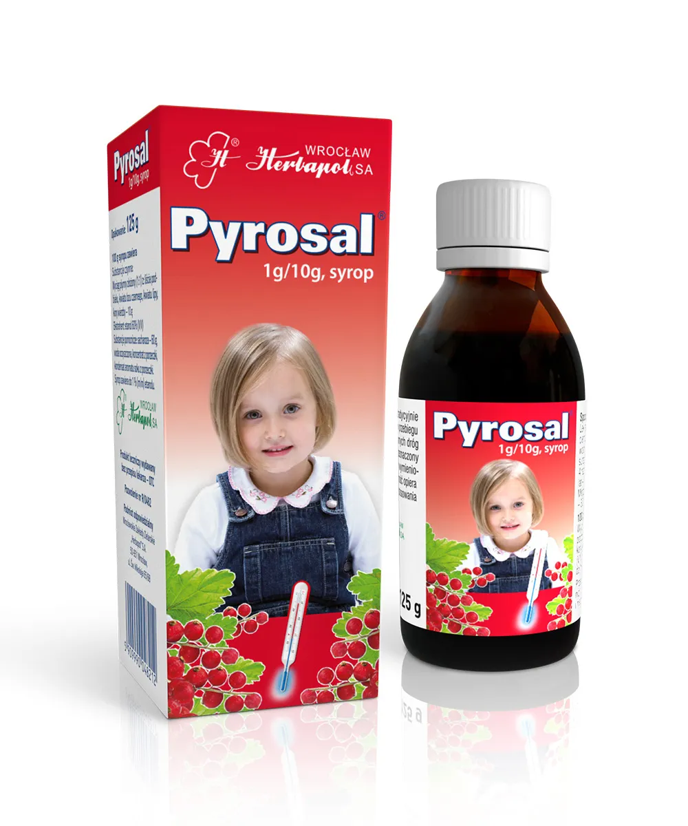 Pyrosal, 1 g/10 g, syrop, 125 g