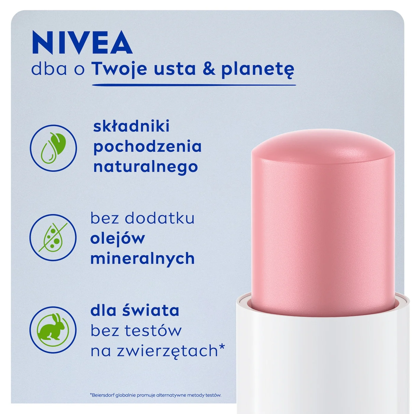 Nivea Pearly Shine pielęgnująca pomadka do ust, 4,8 g