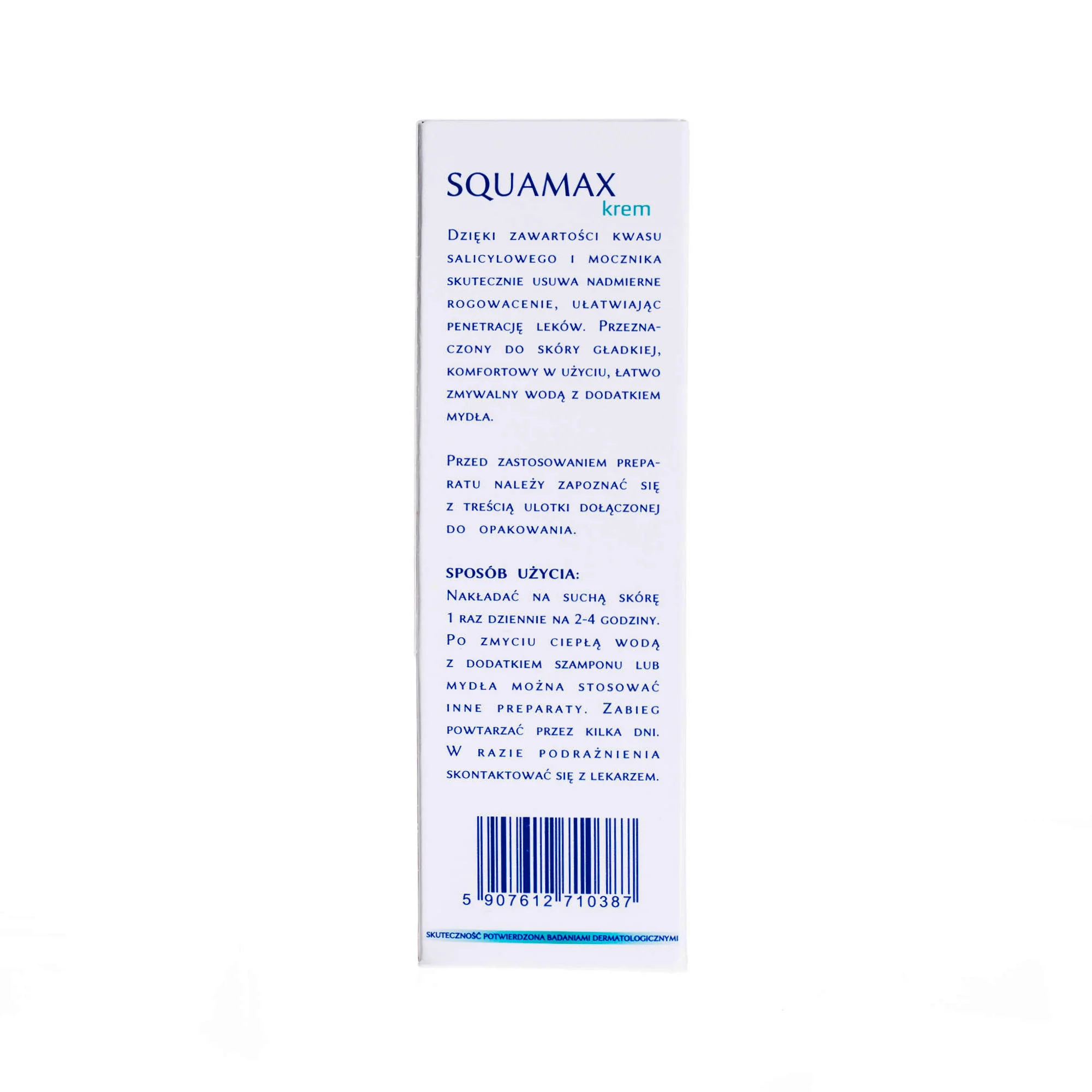 Squamax krem salicylowo-mocznikowy do stosowania na gładką skórę, 100ml