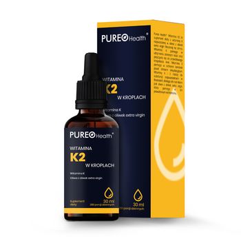 Pureo Health Witamina K2 Forte suplement diety krople, 30 ml 