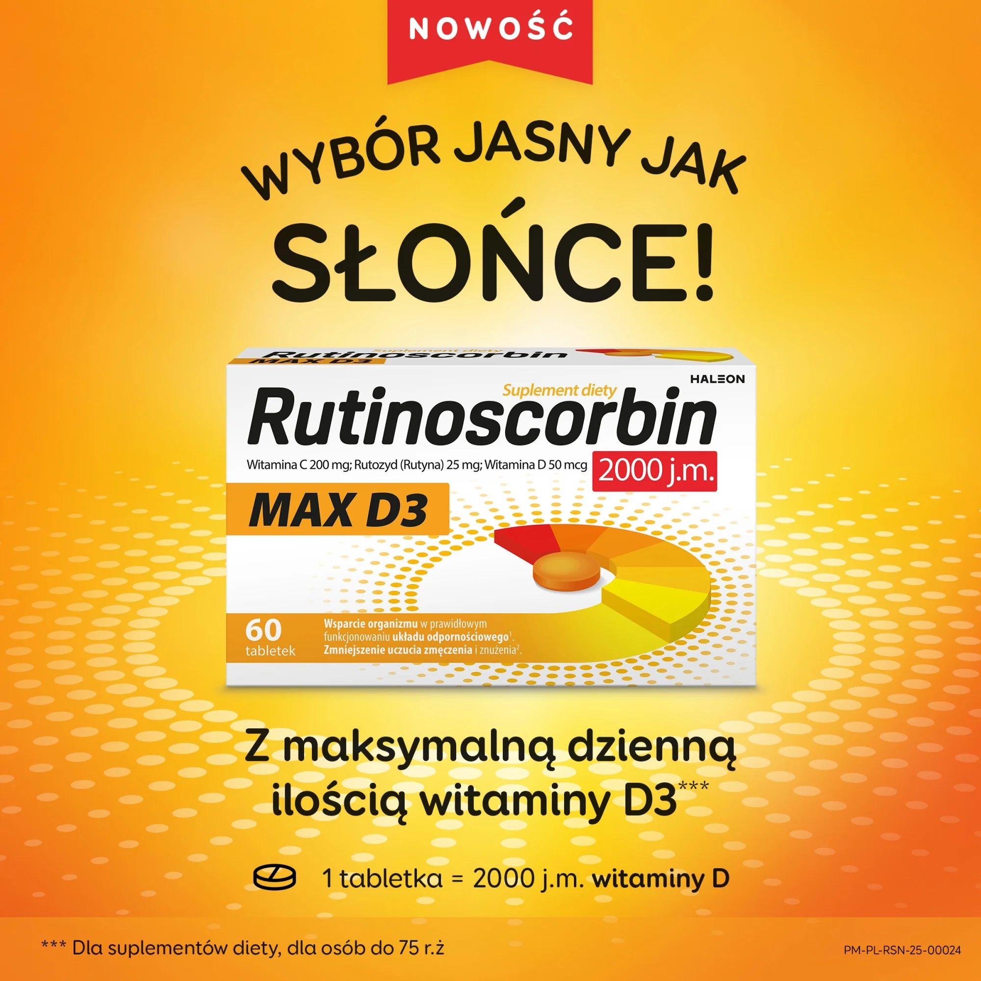 Rutinoscorbin Max D3 60 tabletek