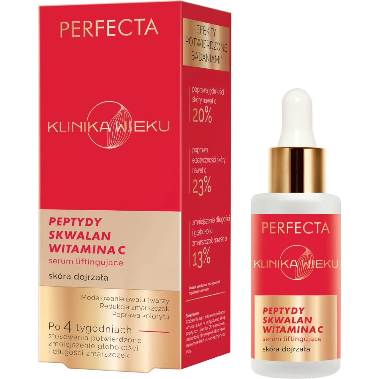 Perfecta Klinika Wieku serum liftingujące do twarzy, 30 ml