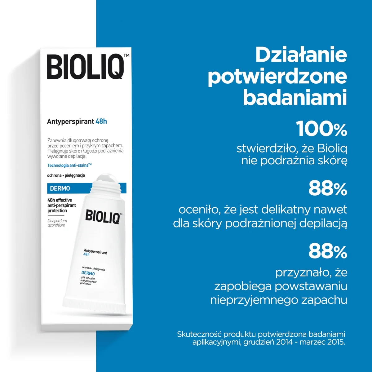 Bioliq Dermo antyperspirant 48 h, 50 ml