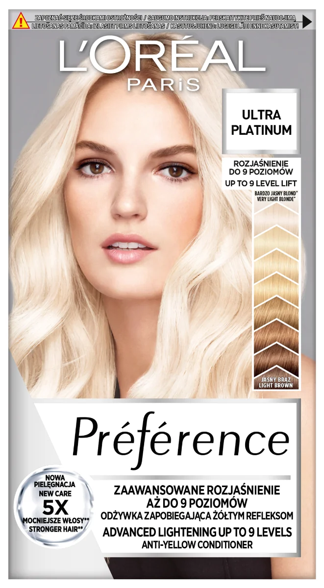 L`Oreal Paris Récital Préférence rozjaśniacz do włosów Ultra Platinium, 1 szt.