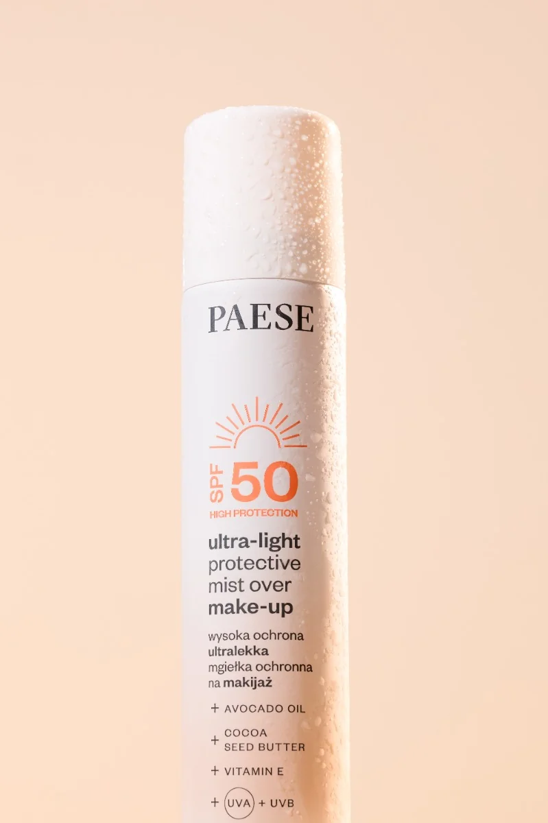 Paese ultralekka mgiełka na makijaż z SPF50, 75 ml