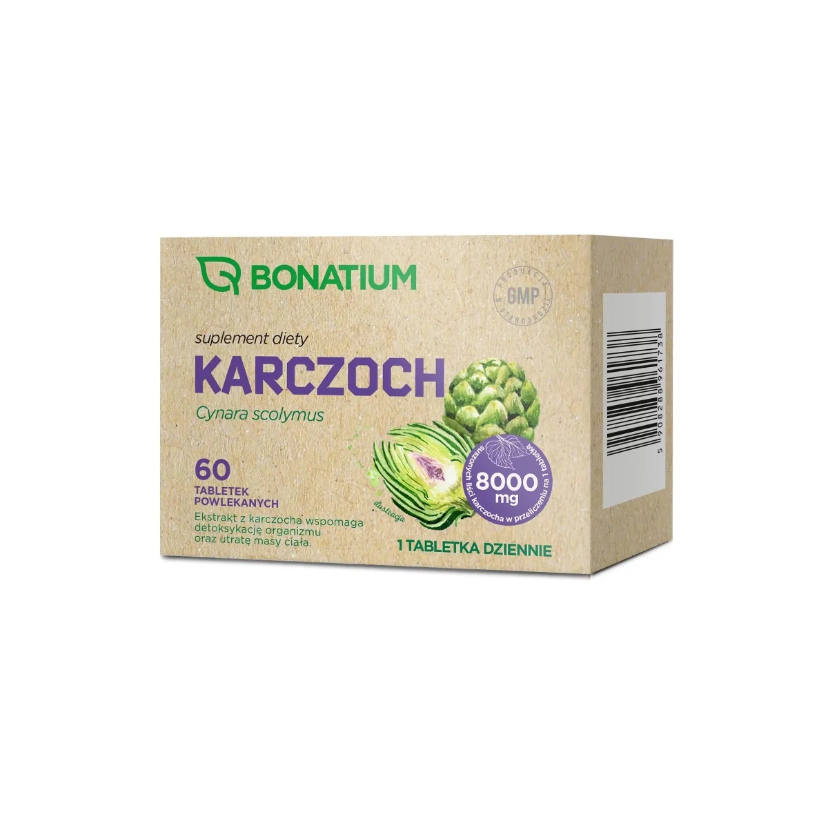 Bonatium Karczoch, 60 tabletek powlekanych