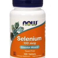 Now Foods Selenium, suplement diety, 100 tabletek
